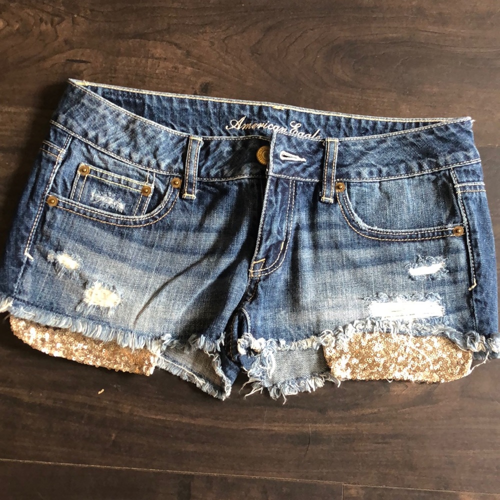 AE Glitter Pocket Shortie